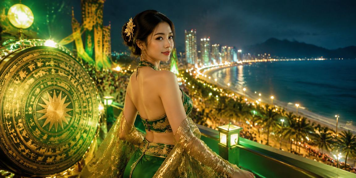 Khách du lịch tại bãi biển Nha Trang thưởng thức casino t700 trên điện thoại